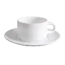 Kaffeetasse mit Unterteller stapelbar 0,18 l System Plus
