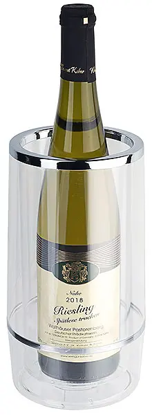 Flaschenkühler transparent