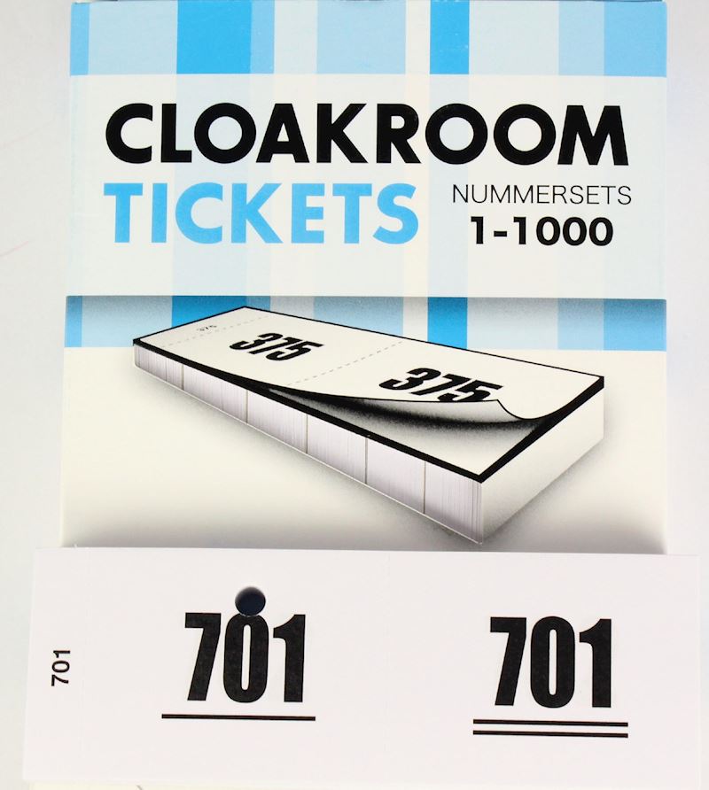 Garderobeblock Serie 1-1000 mit Loch