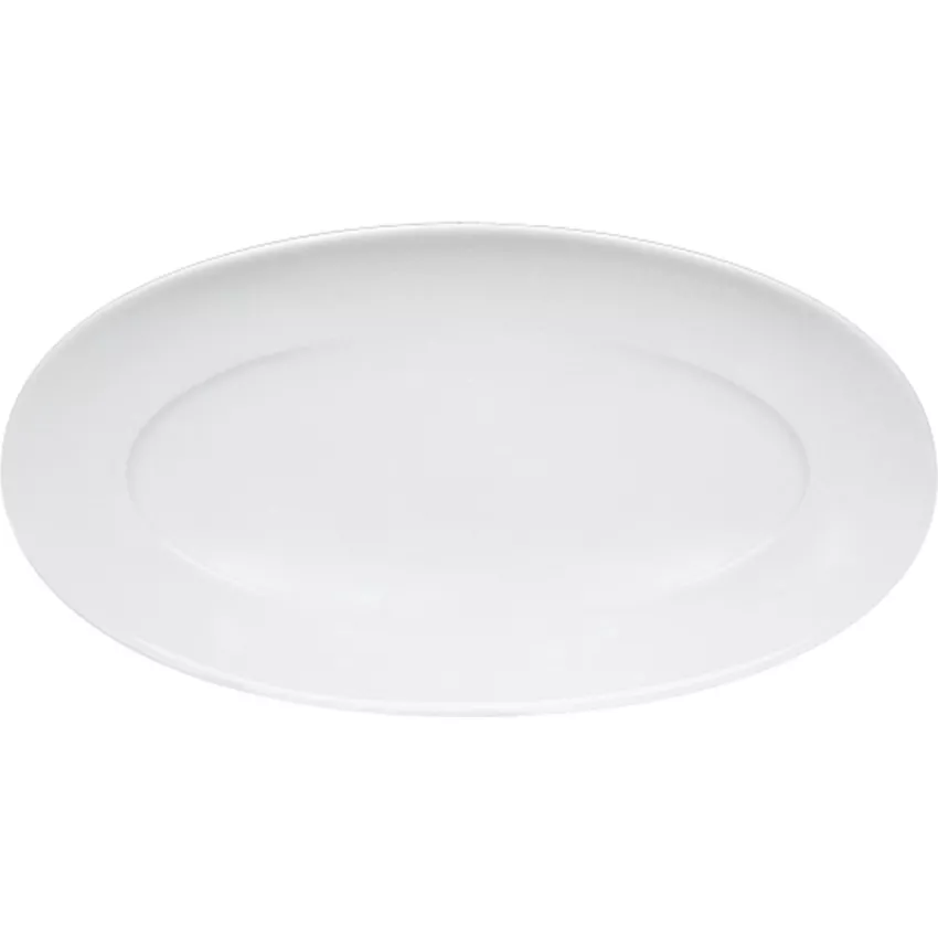 Platte, oval, gross