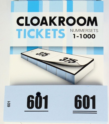 Garderobeblock Serie 1-1000 mit Loch
